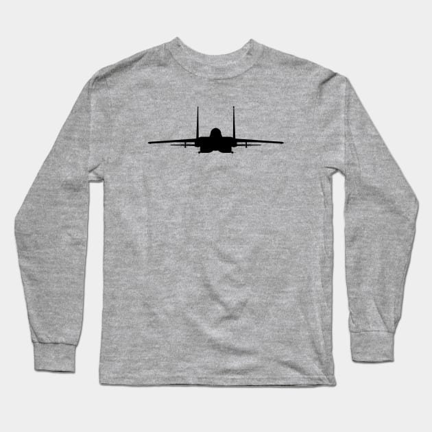 McDonnell Douglas F-15 Strike Eagle - Fighter Jet Long Sleeve T-Shirt by Vidision Avgeek